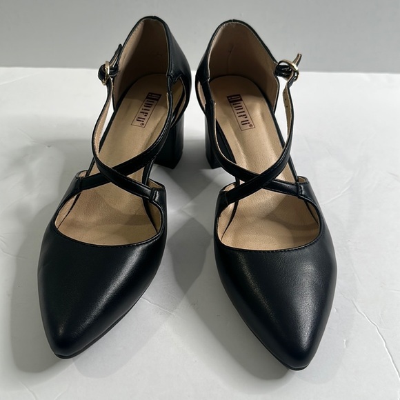 Didifu black Mary Jaen leather pump size 8.5 - Picture 2 of 8